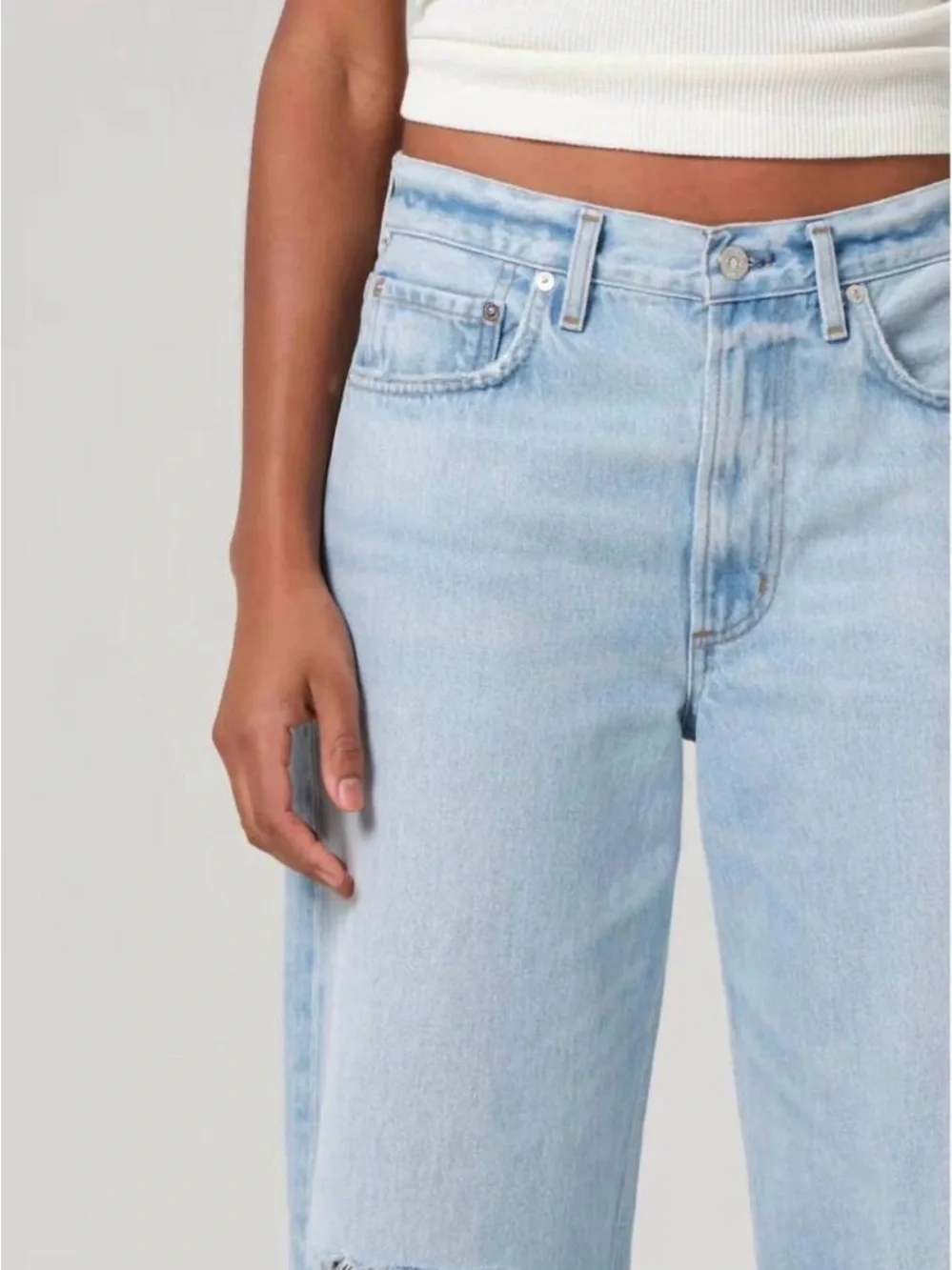 Citizens of Humanity Miro Relaxed Wide Leg Jeans in Damaris HTF Size 33 NWT $260 - Picture 3 of 16